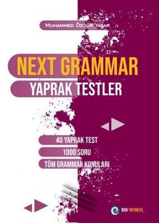NEXT Grammar YDS Yaprak Test
