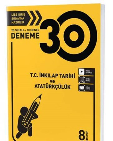 8. Sınıf İnkilap Tarihi 30 lu Deneme