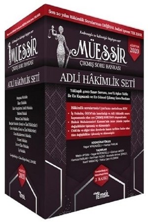 Adli İdari Hakimlik Soru Bankası Seti / Müessir