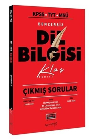 Yargı Yayınları Kpss Tyt Msü Benzersiz Dil Bilgisi Çıkmış Sorular Klas Serisi