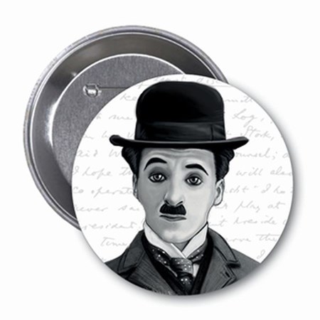 Charlie Chaplin Karikatür Rozet Aylak Adam Hobi