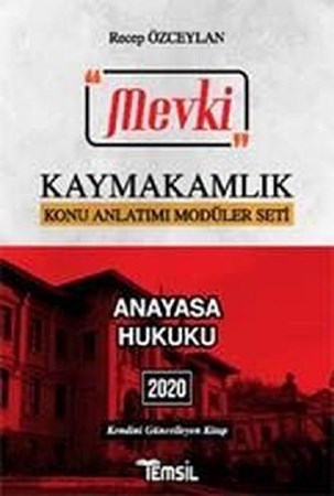 Mevki Anayasa Hukuku Kaymakamlık Konu Anlatımı Modüler Seti 2020