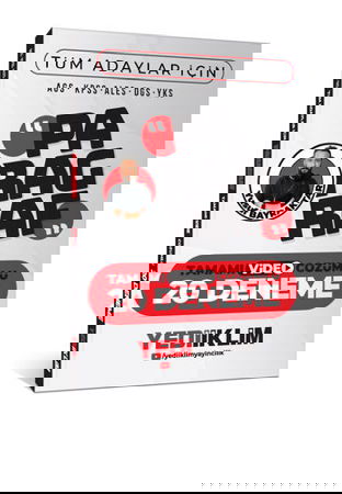 AGS KPSS ALES DGS YKS Tüm Adaylar İçin Paragraf Tamamı Video Çözümlü 20 Deneme