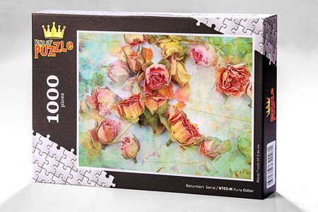 Naturmort Serisi Kuru Güller 1000 Parça Puzzle Nt03 M