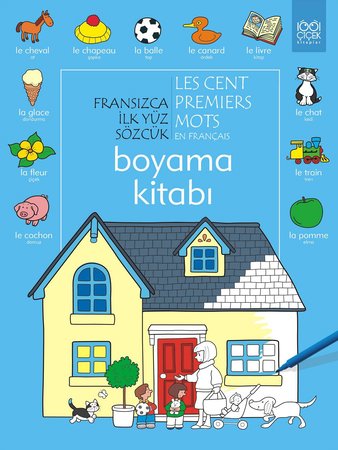 Fransızca İlk Yüz Sözcük Boyama Kitabı