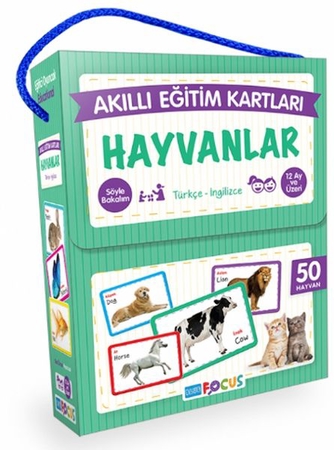 Blue Focus Akıllı Eğitim Kartları - Hayvanlar