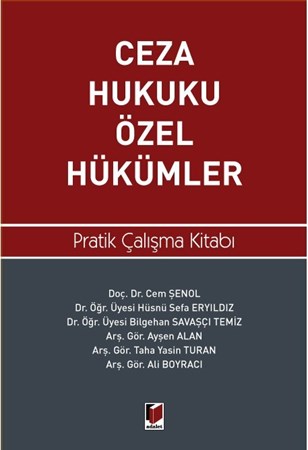 Ceza Hukuku Özel Hükümler Pratik Çalışma Kitabı