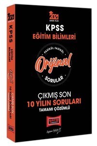 Yargı Yayınları 2021 Kpss Eğitim Bilimleri Orijinal Sorular Fasikül Tamamı Çözümlü Çıkmış Son 10 Yılın Soruları