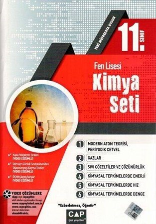 Çap Yayınları 11. Sınıf Fen Lisesi Kimya Seti
