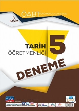 Öabt Tarih Öğretmenliği - Öğretmenlik Alan Bilgisi - 5 Deneme