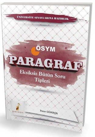 Pelikan Yks Paragraf Eksiksiz Bütün Soru Tipleri