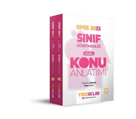 ÖABT Sınıf Öğretmenliği Konu Anlatımlı Modüler Set 2023