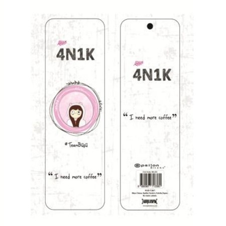 4N1K Kitap Ayraçı Team Büşü Nkl 303