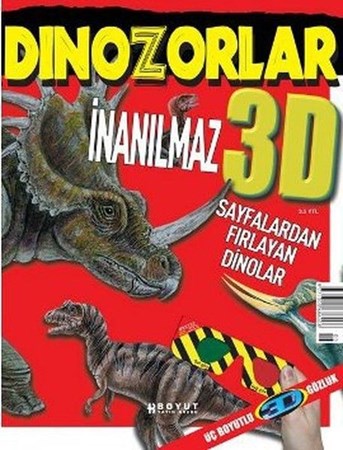 3D Çocuk Dergisi İnanılmaz Dinozorlar