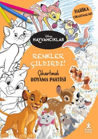 Disney Hayvancıklar - Renkler Çıldırdı! Çıkartmalı Boyama Partisi