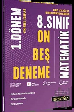 8. Sınıf Matematik 1. Dönem On Beşli Deneme