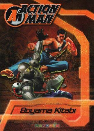 Action Man Kahverengi Boyama Kitabı