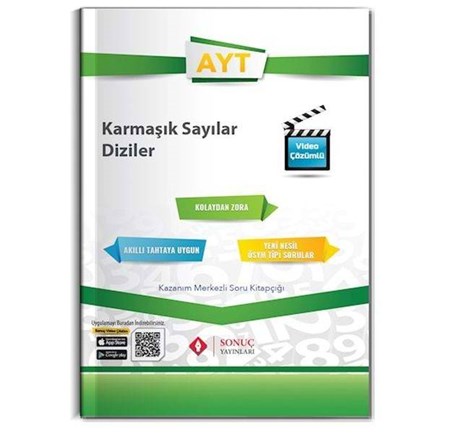 Sonuç Ayt Karmaşık Sayılar Diziler Kazanım Merkezli Soru Kitapıçğı (Yeni)