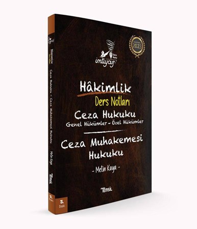 Ceza Hukuku Genel - Özel Hükümler / Ceza Muhakemesi Hukuku Ders Notları