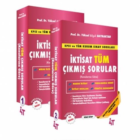 İktisat Tüm Çıkmış Sorular Seti - Konularına Göre - 2 Kitap Takım