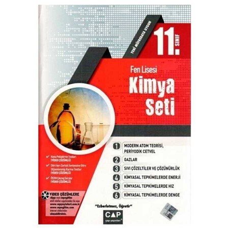 11. Sınıf Fen Lisesi Kimya Seti Çap Yayınları