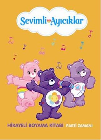 Parti Zamanı Hikayeli Boyama Kitabı Sevimli Ayıcıklar