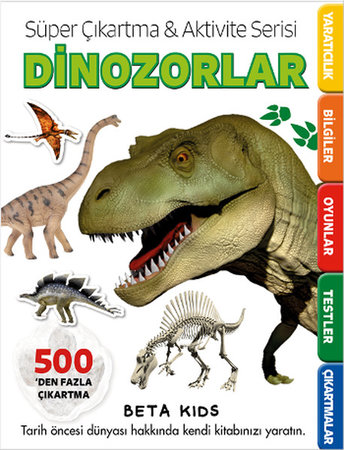 Süper Çıkartma Aktivite Serisi - Dinozorlar