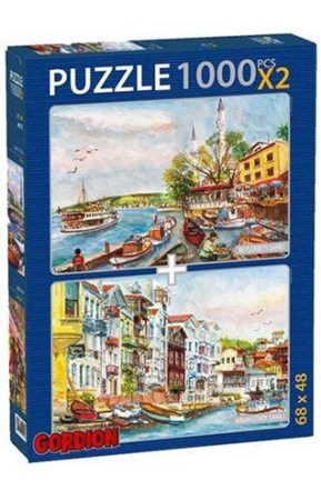 Beyler Beyi Arnavutköy Sahili 2X1000 Parça Puzzle 40149