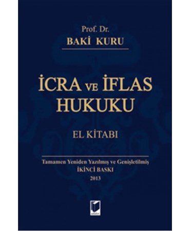 İcra Ve İflas Hukuku El Kitabı Ciltli