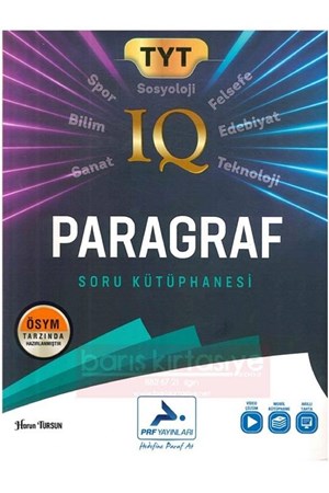 Prf Tyt Iq Paragraf Soru Kütüphanesi