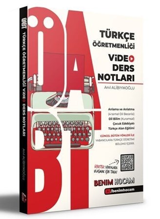 Benim Hocam Yayınları 2021 Öabt Türkçe Öğretmenliği Video Ders Notları