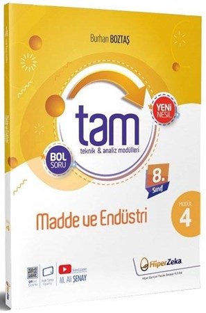 8 Sınıf Fen Bilimleri Tam Teknik Analiz Modülleri 4 / Madde ve Endüstri