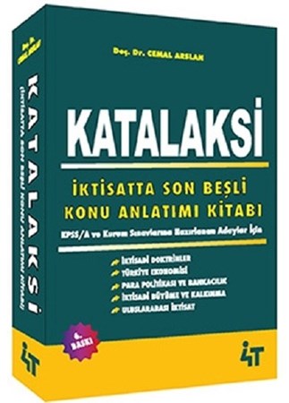 Katalaksi İktisatta Son Beşli Konu Anlatımı Kitabı