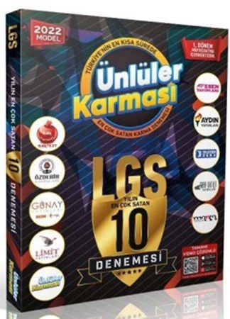 8. Sınıf LGS 1. Dönem Tekrar 10 Deneme