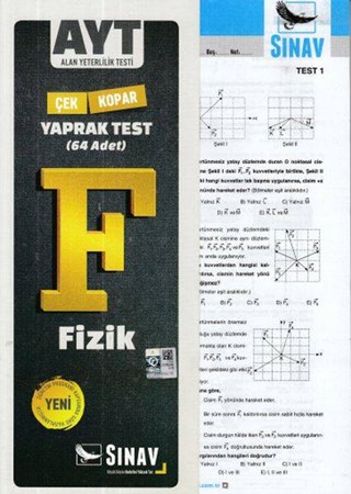 Sınav Ayt Fizik Yaprak Test Yeni