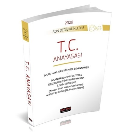 T. C. Anayasası Son Değişikliklerle - Savaş Yayınları Kanun Metinleri 2020