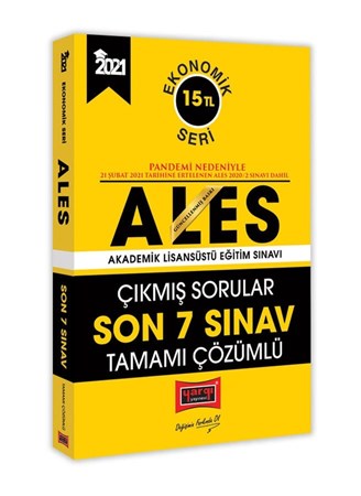 2021 Ales Son 7 Sınav Tamamı Çözümlü Çıkmış Sorular Ekonomik Seri