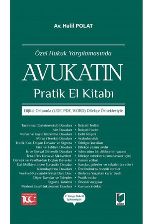 Özel Hukuk Yargılamasında Avukatın Pratik El Kitabı