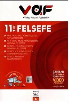 Çap VAF 11. Sınıf Felsefe Video Anlatımlı Fasiküller