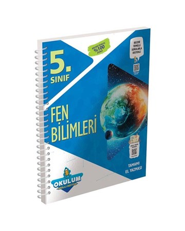 5. Sınıf Fen Bilimleri Okulum Akıllı Defter Murat Yayınları