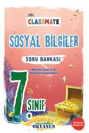 7. Sınıf Classmate Sosyal Bilgiler Soru Bankası Okyanus Yayınları
