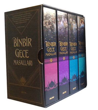 Binbir Gece Masalları Seti Kutulu - 4 Kitap Takım