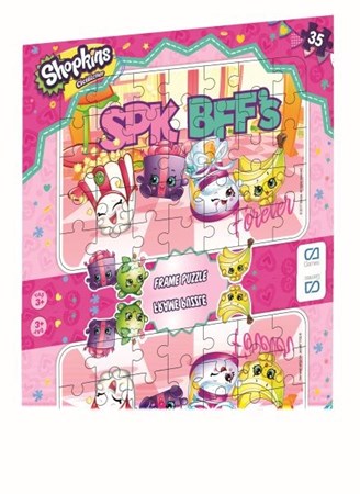 Frame Puzzle Shopkins Cicibiciler 35 Parça