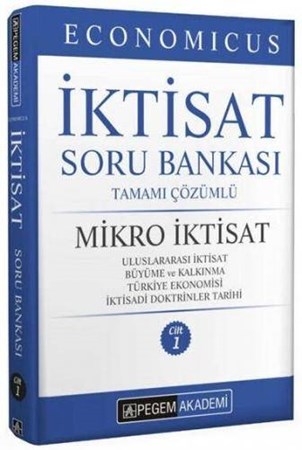 KPSS A Grubu Economicus Mikro İktisat Tamamı Çözümlü Soru Bankası (Cilt 1)