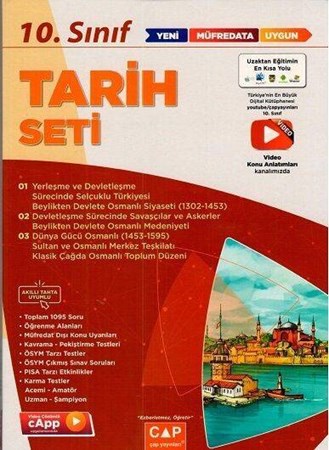 10.Sınıf Tarih Anadolu Seti Çap Yayınlarıih Anadolu Seti Çap Yayınları