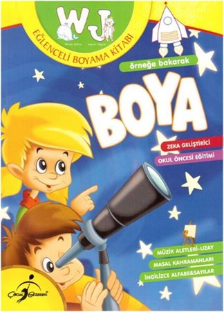 Örneğe Bakarak Boya Müzik Aletleri Uzay Masal Kahramanları İngilizce Alfabe