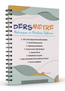 DERSMETRE Motivasyon ve Planlama Defteri - Günlük ve Haftalık Planlayıcı