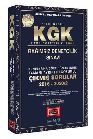 Yeni Nesil KGK Bağımsız Denetçilik Sınavı Tamamı Ayrıntılı Çözümlü Çıkmış Sorular