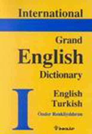 International Grand English Dictionary English Turkish