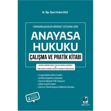 Anayasa Hukuku Çalışma Ve Pratik Kitabı